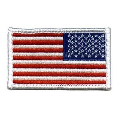 Nášivka US vlajka reverzní 5 x 7,5 cm