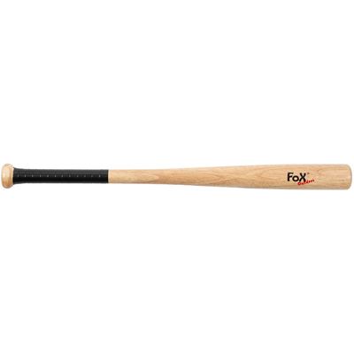 Pálka baseballová dřevo 66 cm NATUR