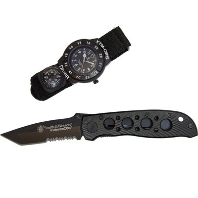 Dárkový Set EXTREME OPS COMBO zavírací nůž + hodinky
