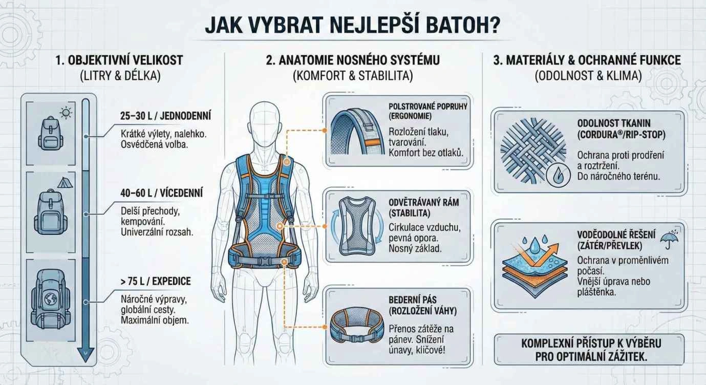 Blog - Jak vybrat outdoorový batoh