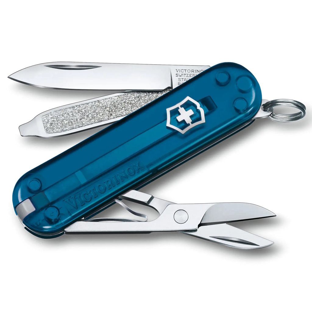 Levně VICTORINOX nůž kapesní CLASSIC SD 58mm transparentní SKY HIGH
