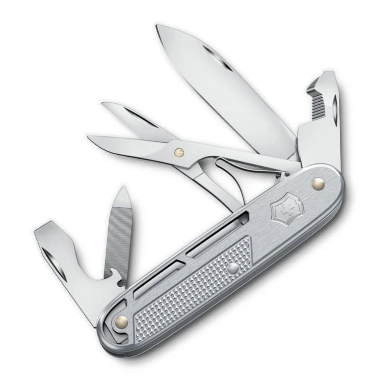 Levně VICTORINOX nůž kapesní SYNERGY X ALOX 93 mm STŘÍBRNÝ