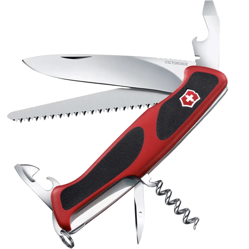 Levně VICTORINOX nůž kapesní RangerGrip 55 130mm ČERVENÝ