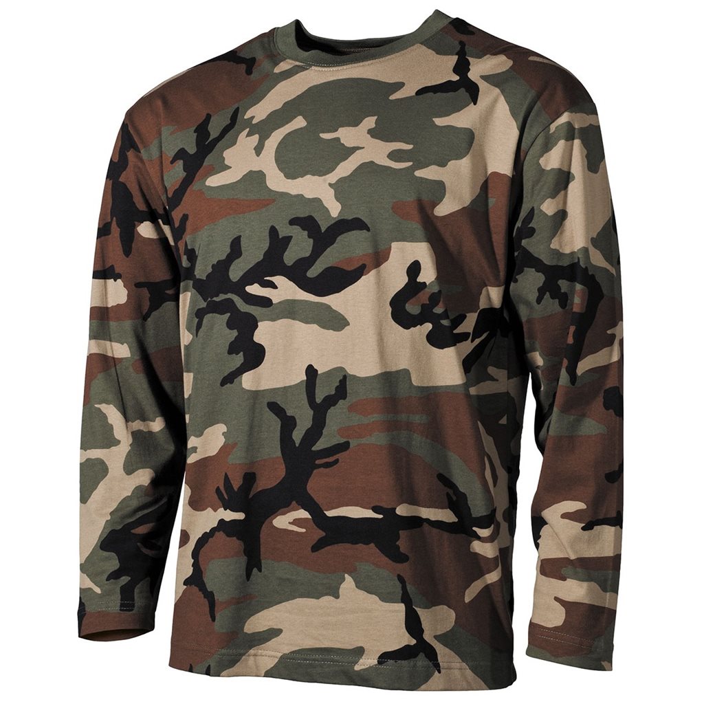 Levně Triko US dlouhý rukáv WOODLAND