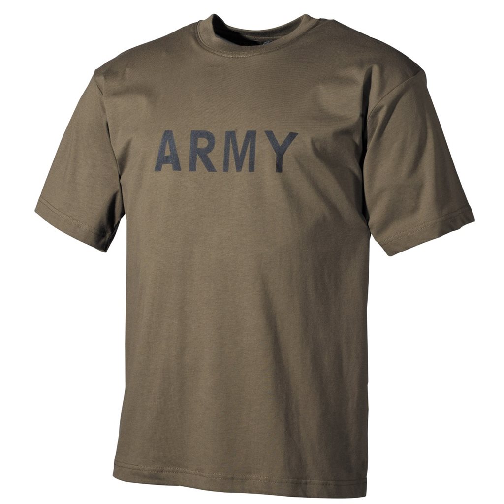 Levně Triko US ARMY ZELENÉ