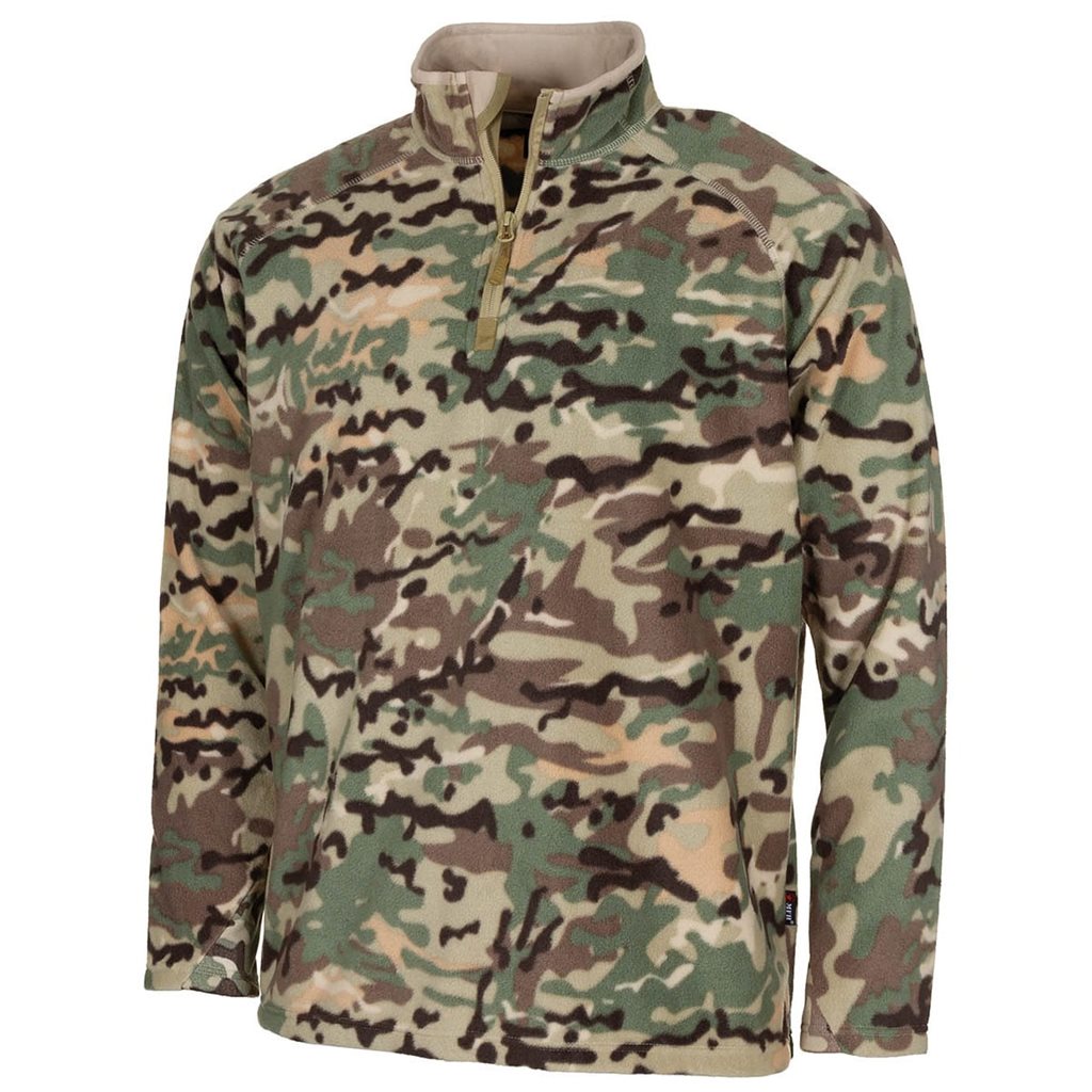 Levně Mikina TROYER microfleece OPERATION CAMO