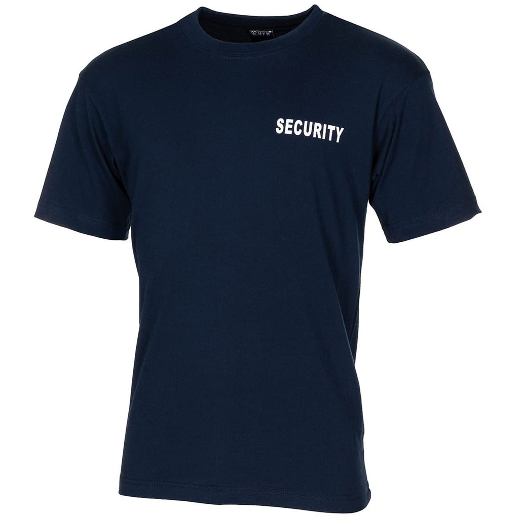 Levně Triko SECURITY krátký rukáv MODRÉ