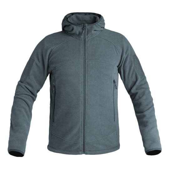 Mikina s kapucí INSTRUCTOR Polar Fleece ŠEDÁ vel. M