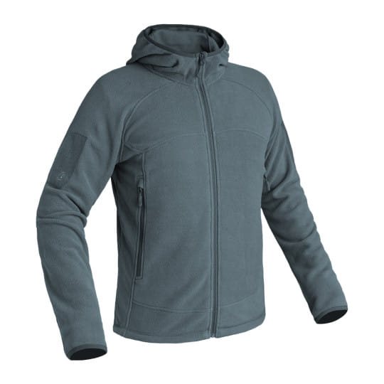 Mikina s kapucí INSTRUCTOR Polar Fleece ŠEDÁ vel. 3XL