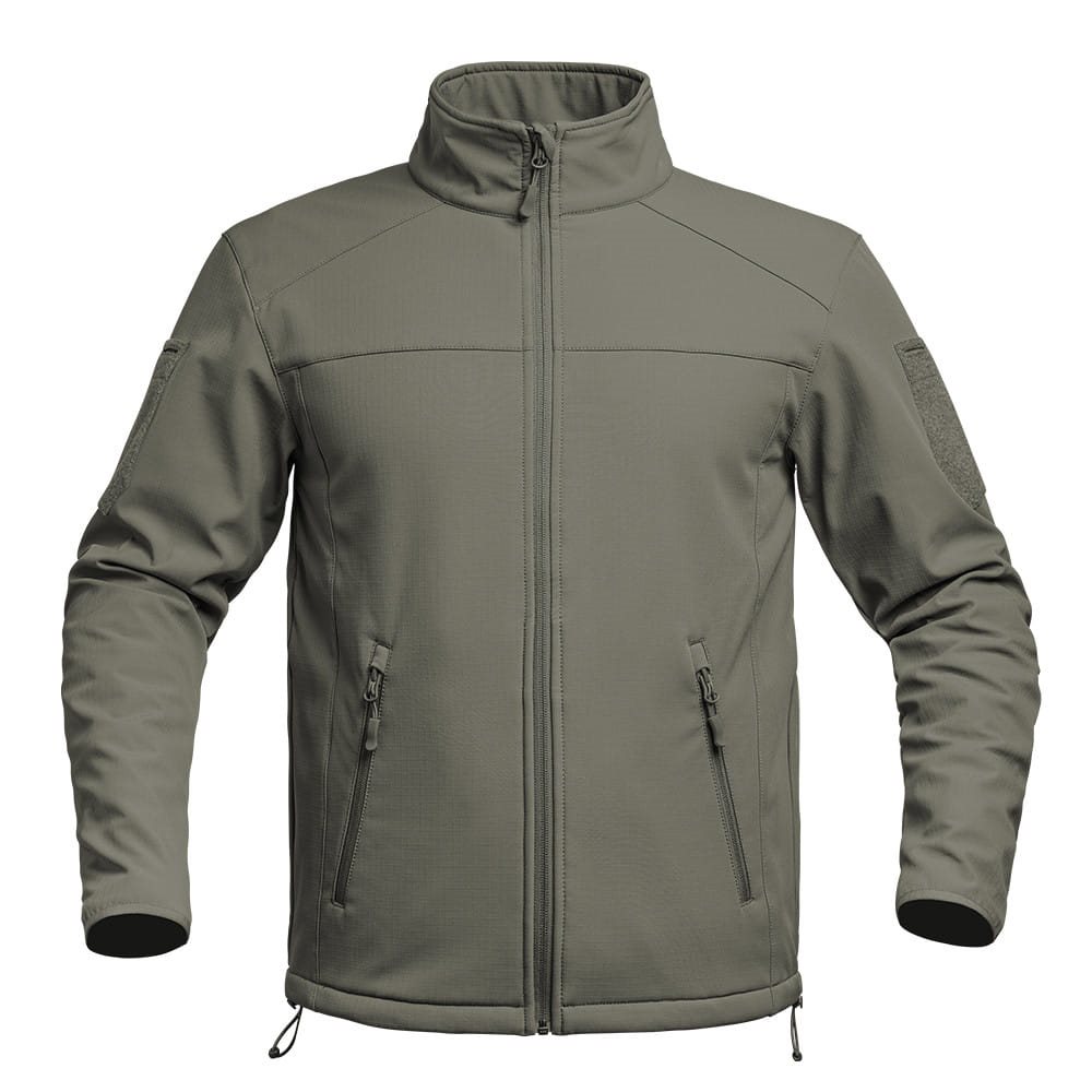 Levně Bunda FIGHTER softshell ZELENÁ