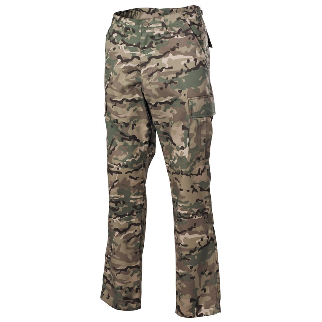 Levně Kalhoty US střih BDU OPERATION CAMO