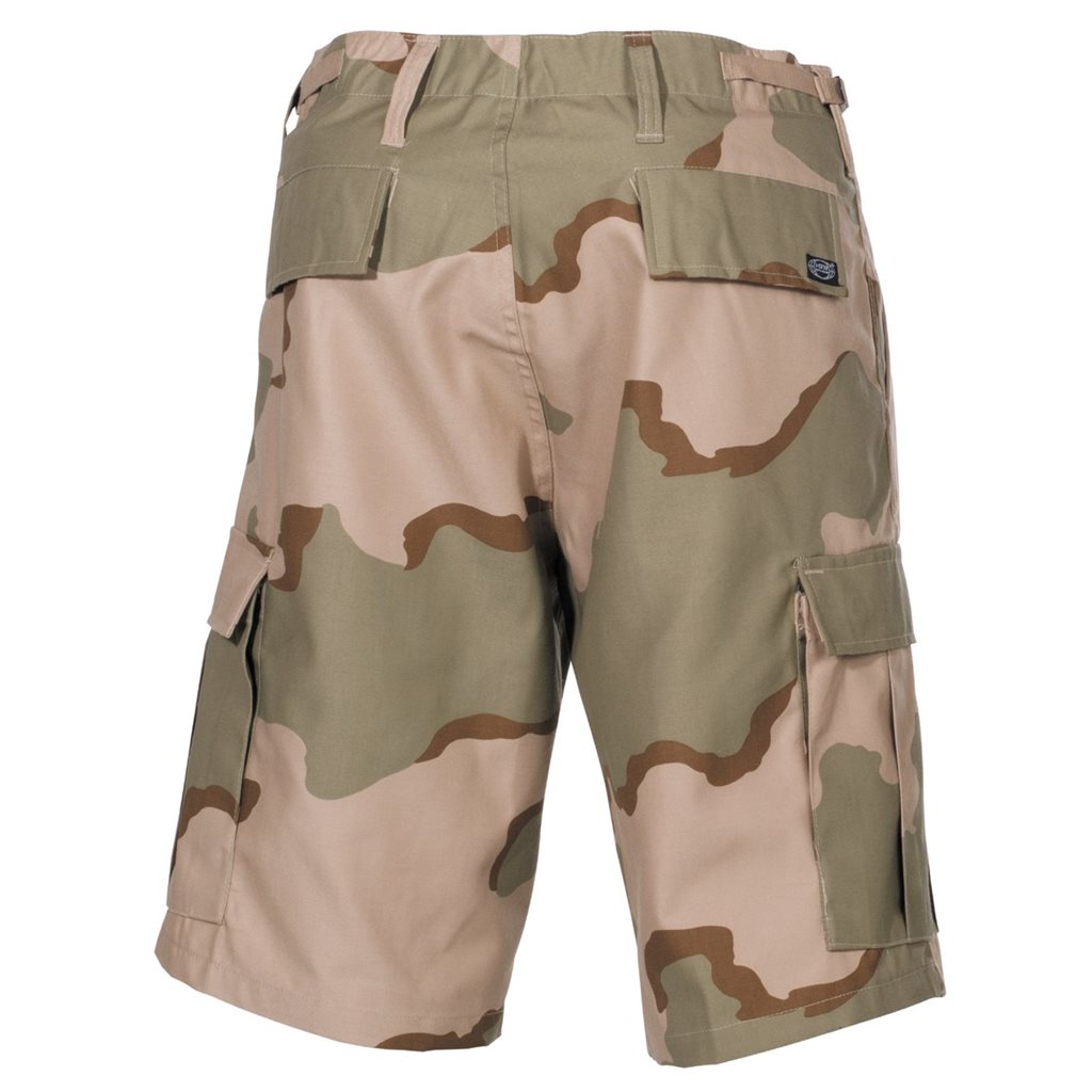 Kraťasy US střih BDU boční kapsy 3-COL DESERT vel. M