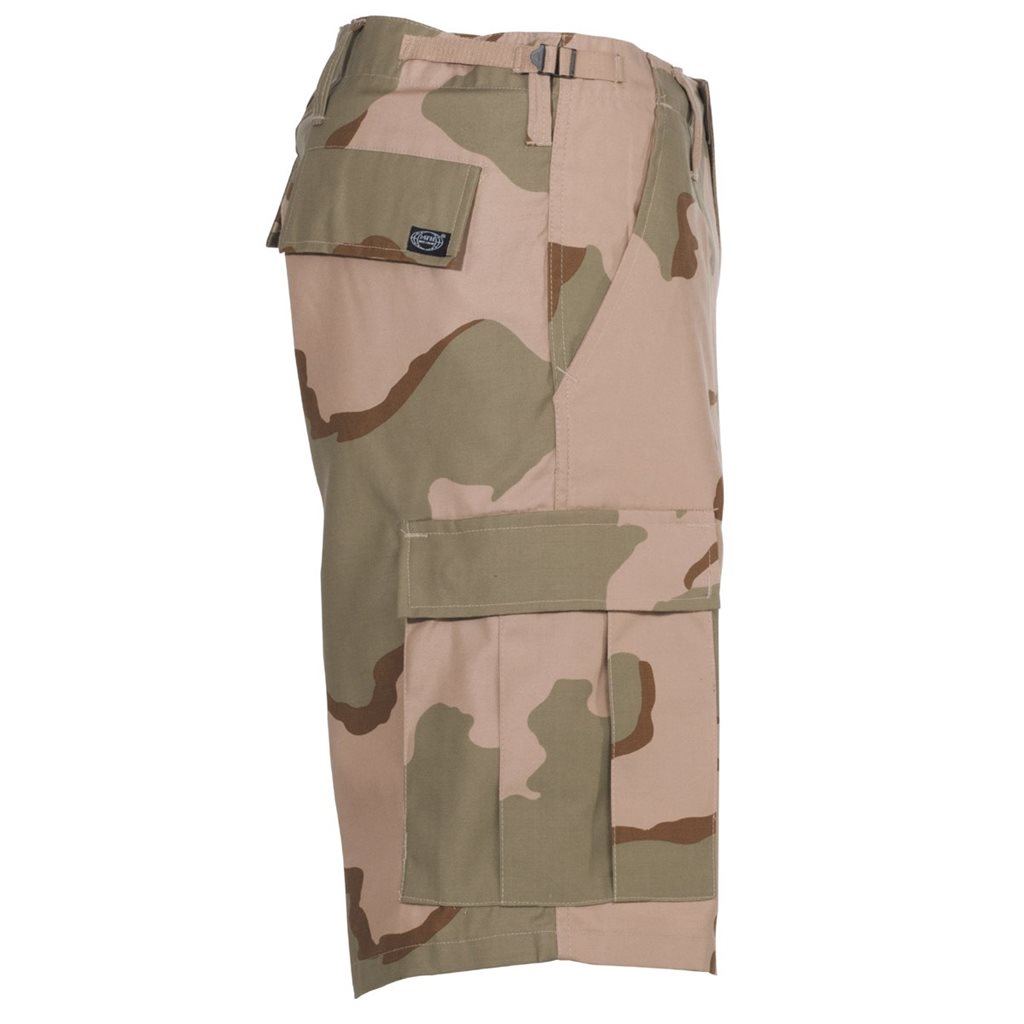 Kraťasy US střih BDU boční kapsy 3-COL DESERT vel. M