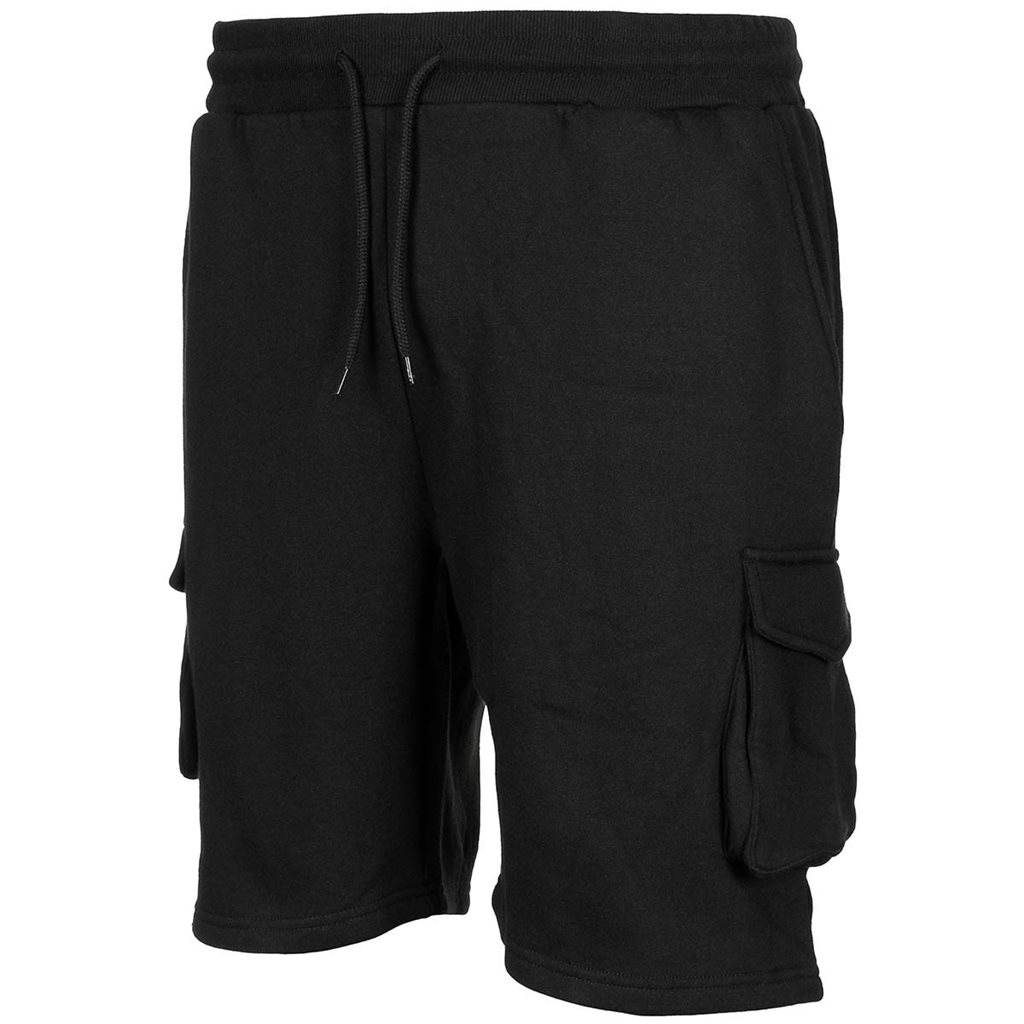 Levně Kraťasy teplákové JOGGER ČERNÉ