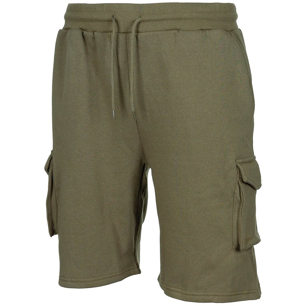 Levně Kraťasy teplákové JOGGER ZELENÉ
