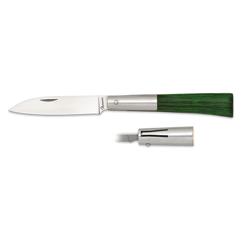 Nůž zavírací PENKNIFE PISTON hladké ostří ZELENÝ