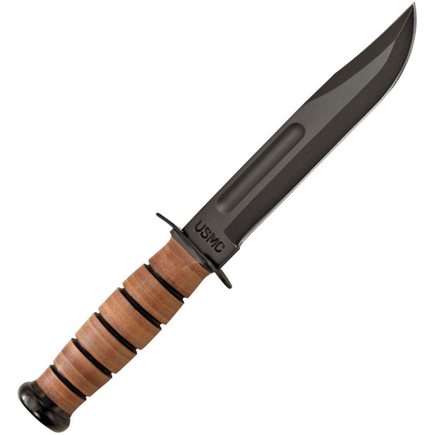 Levně KA-BAR nůž U.S.M.C. hladké ostří ČERNÝ