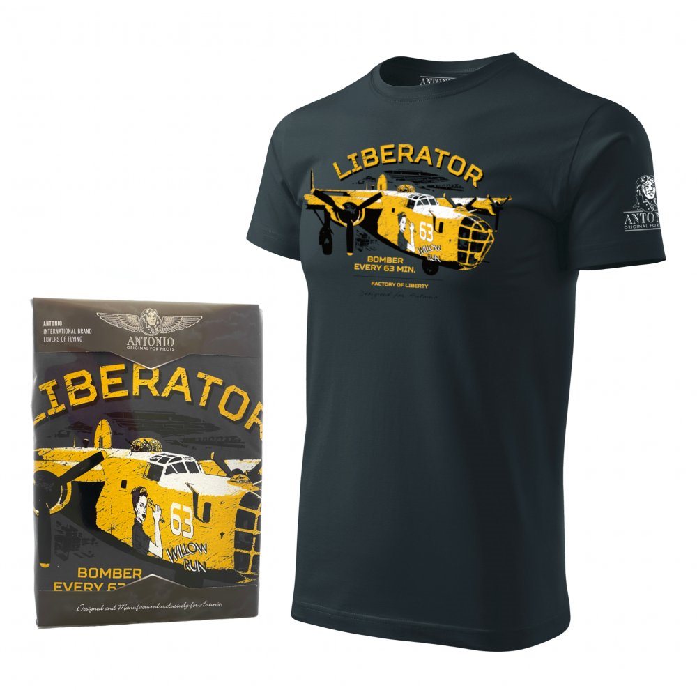 Levně Triko LIBERATOR WILLOW RUN ŠEDÉ