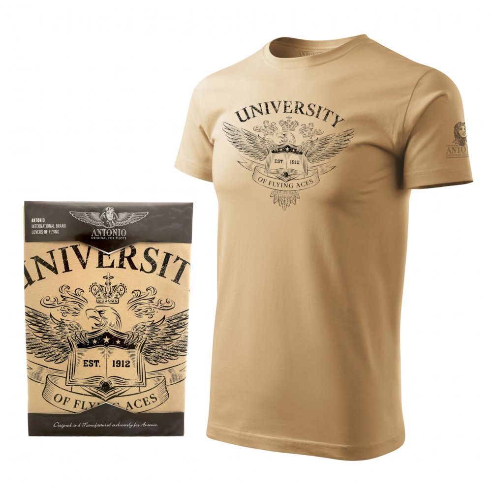Levně Triko UNIVERSITY leteckých es COYOTE