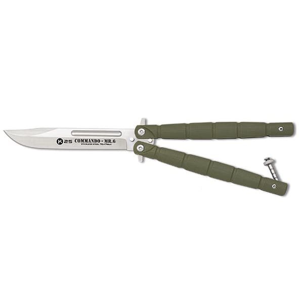 Levně K25 nůž motýlek COMMANDO MR.6