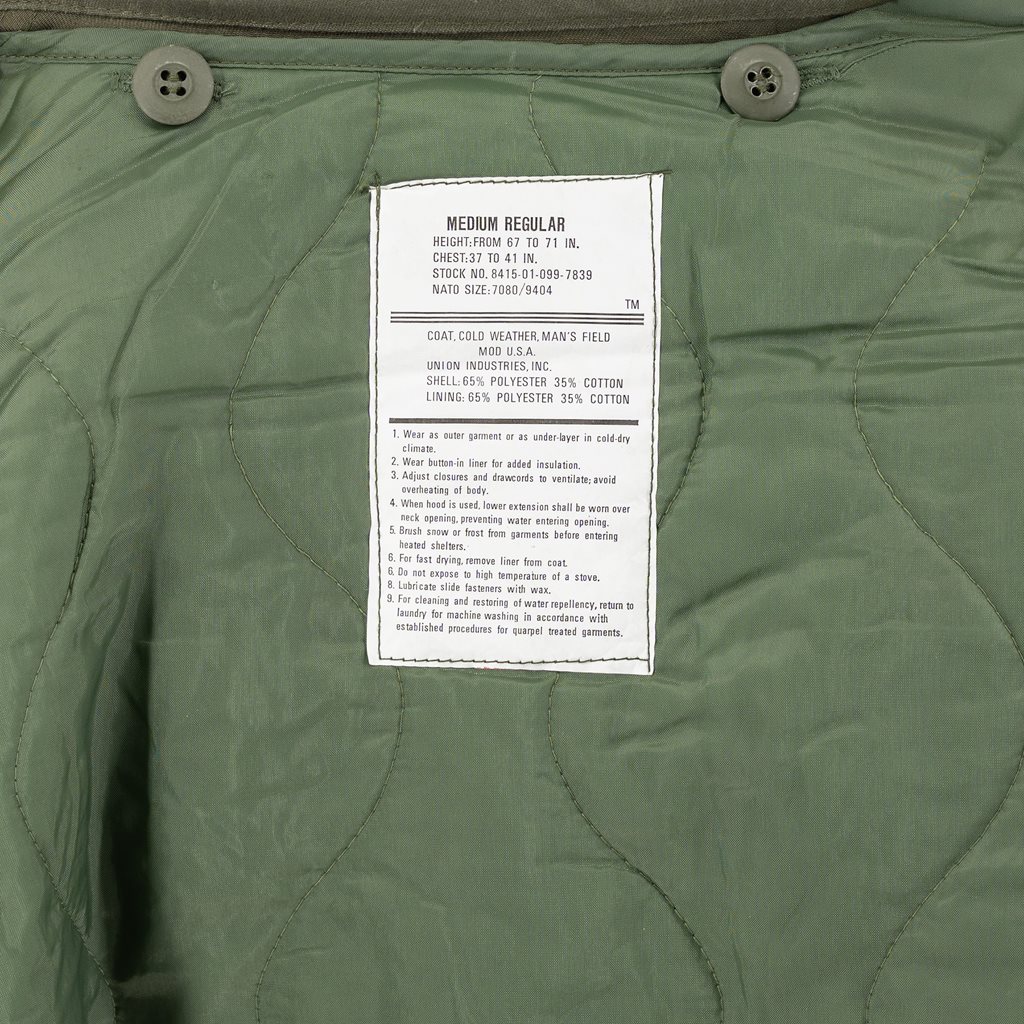 Bunda parka typ US M-65 s vložkou ZELENÁ vel. XL/R