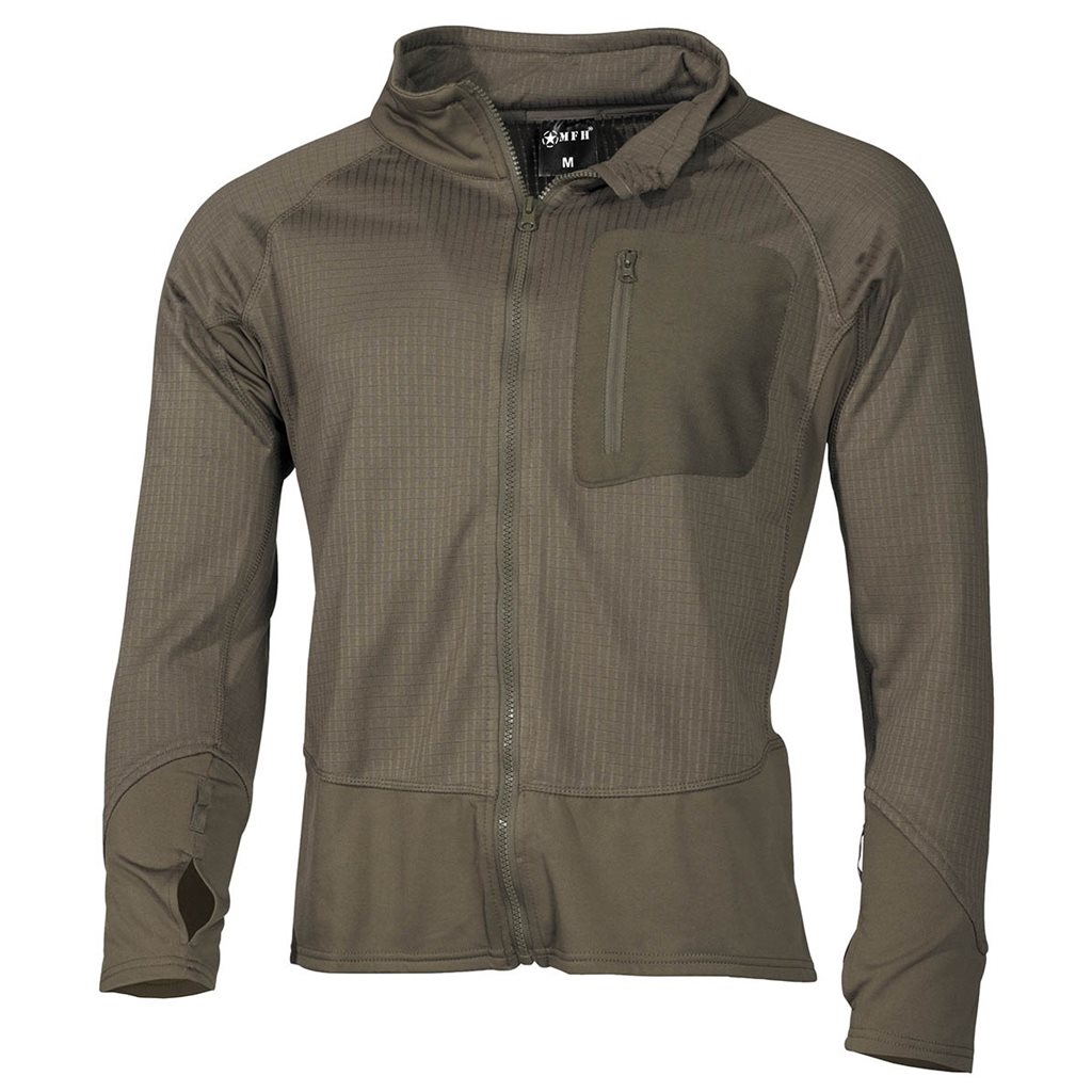 Levně Triko TACTICAL TERMOFLEECE ZELENÉ
