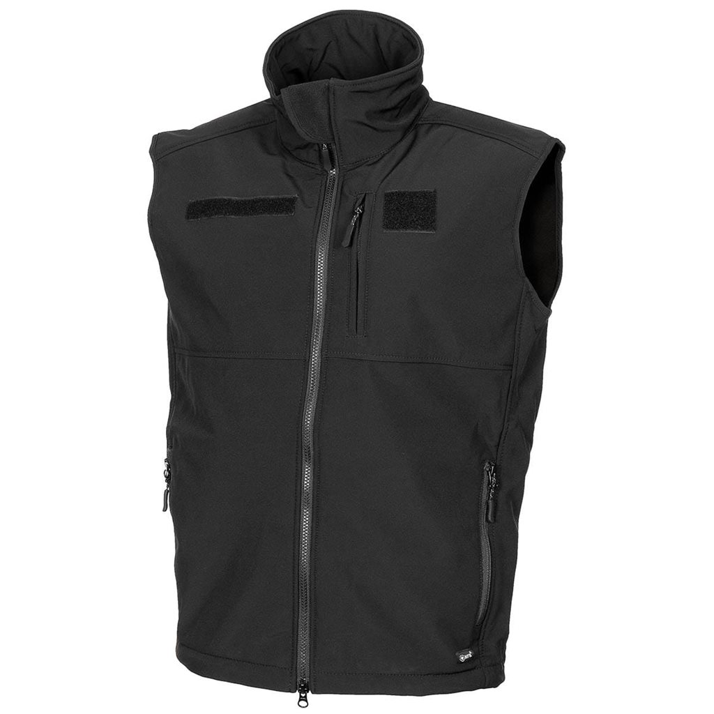 Levně Vesta softshell Allround ČERNÁ