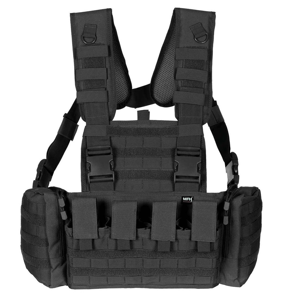 Levně MFH vesta chest rig MISSION ČERNÁ