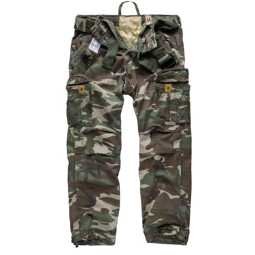 Levně Kalhoty PREMIUM VINTAGE WOODLAND