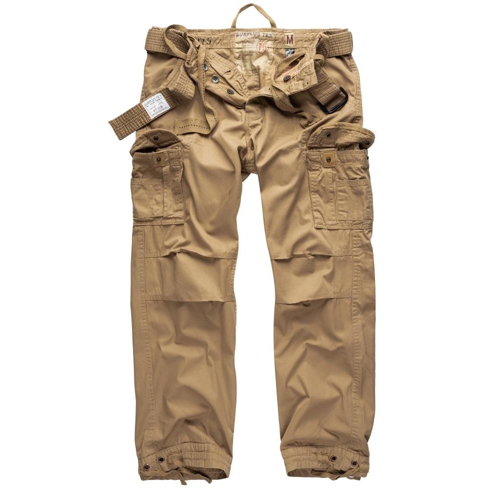 Levně Kalhoty PREMIUM VINTAGE KHAKI