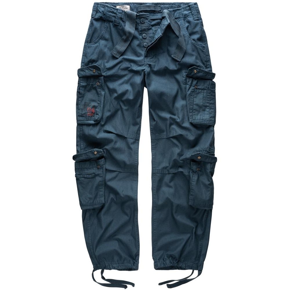Levně Kalhoty AIRBORNE VINTAGE NAVY MODRÉ