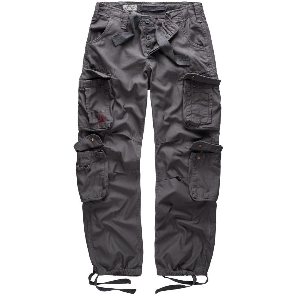 Kalhoty AIRBORNE VINTAGE ANTHRAZIT ŠEDÉ vel. XL