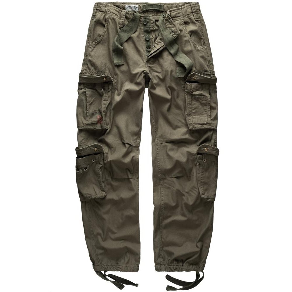 Kalhoty AIRBORNE VINTAGE ZELENÉ vel. M