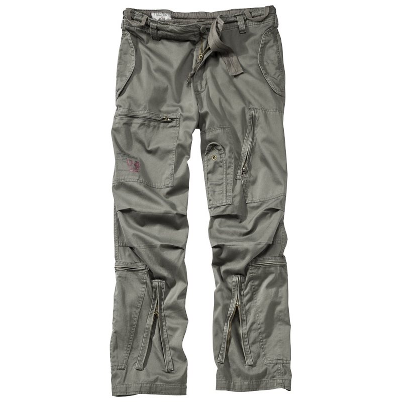 Levně Kalhoty INFANTRY CARGO ZELENÉ