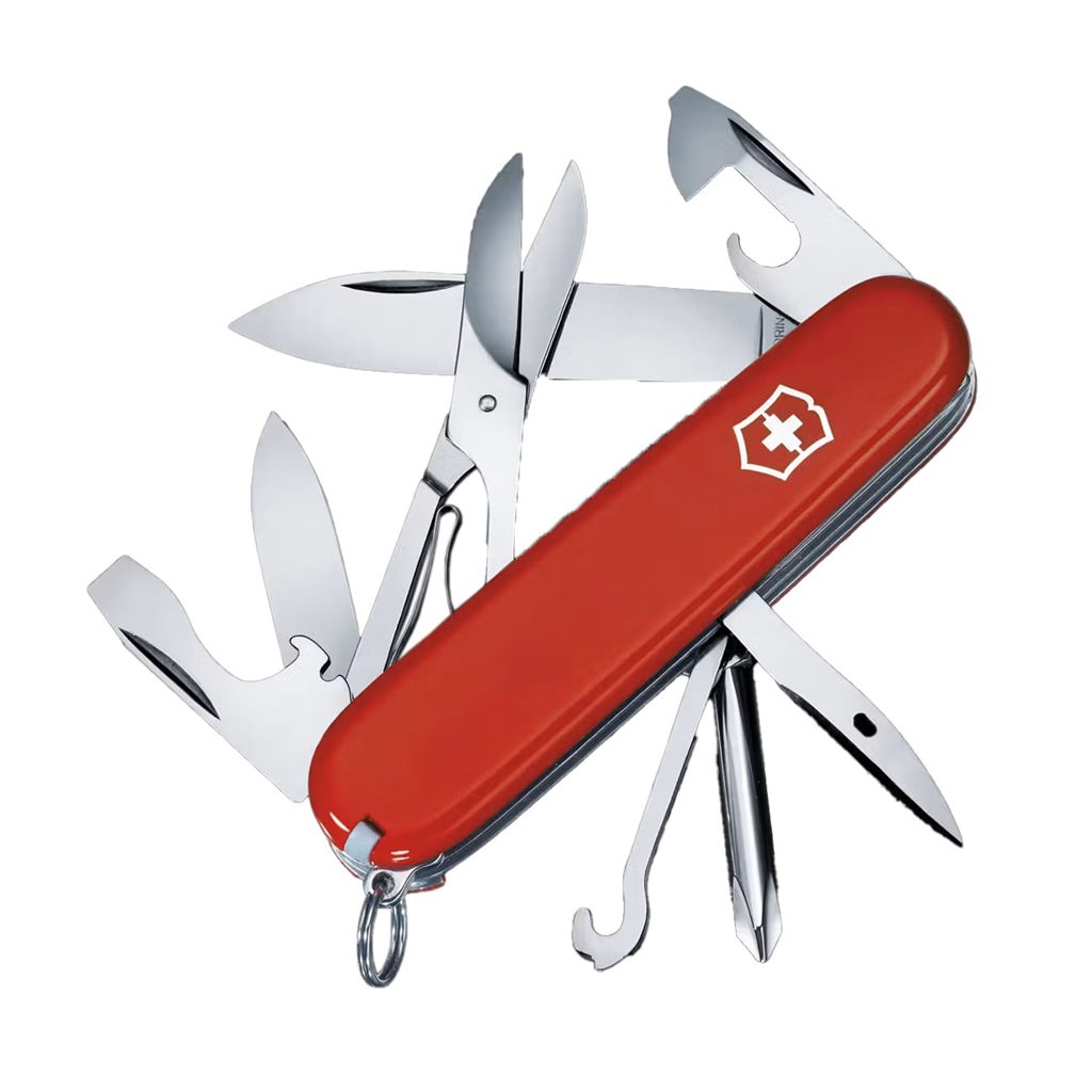 Levně VICTORINOX nůž kapesní SUPER TINKER 91mm ČERVENÝ