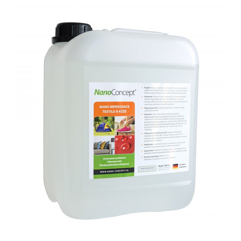 Levně NANOCONCEPT impregnace NANO na textil a kůži 5000 ml