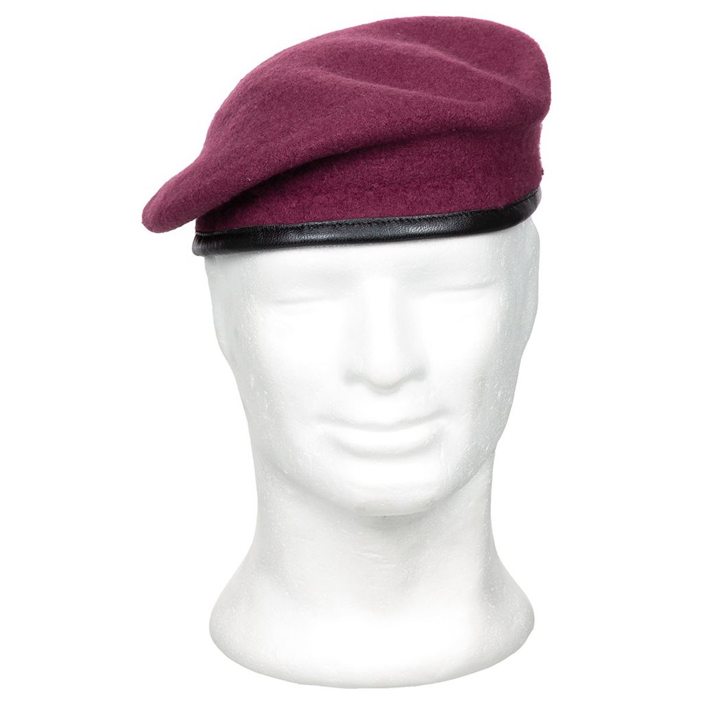 Levně Baret COMMANDO VÍNOVÝ
