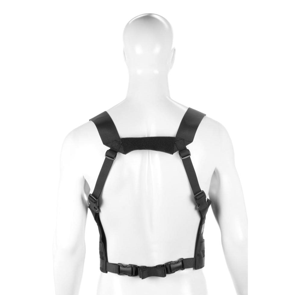 Vesta chest rig MOLLE PALS vazba lehká 600D ČERNÁ