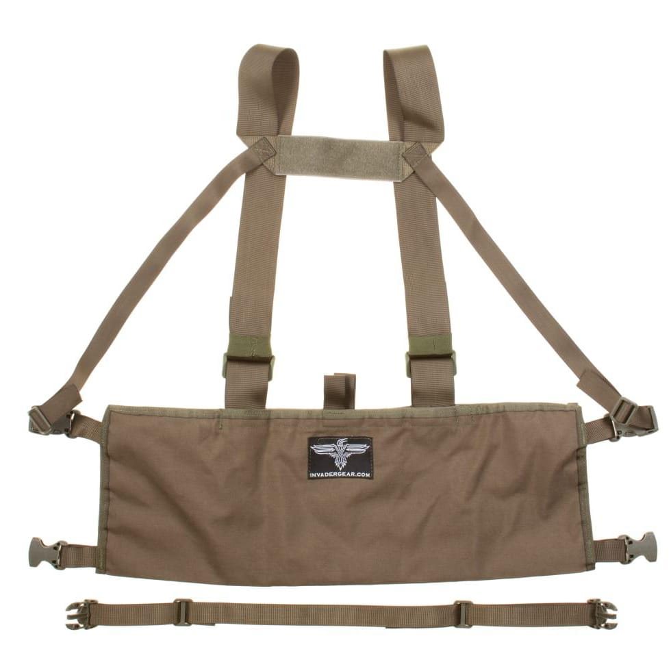 Vesta chest rig MOLLE PALS vazba lehká 600D RANGER GREEN
