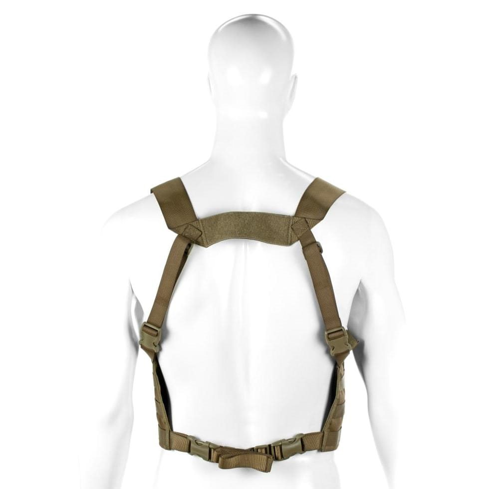 Vesta chest rig MOLLE PALS vazba lehká 600D RANGER GREEN