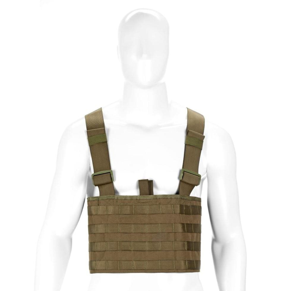 Vesta chest rig MOLLE PALS vazba lehká 600D RANGER GREEN