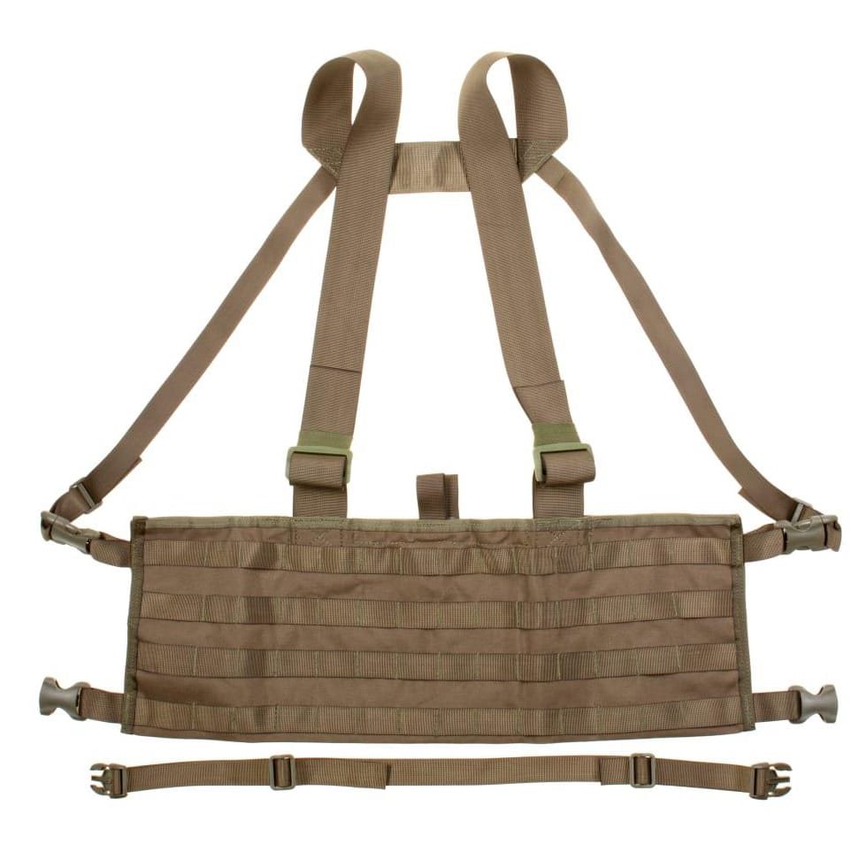 Vesta chest rig MOLLE PALS vazba lehká 600D RANGER GREEN
