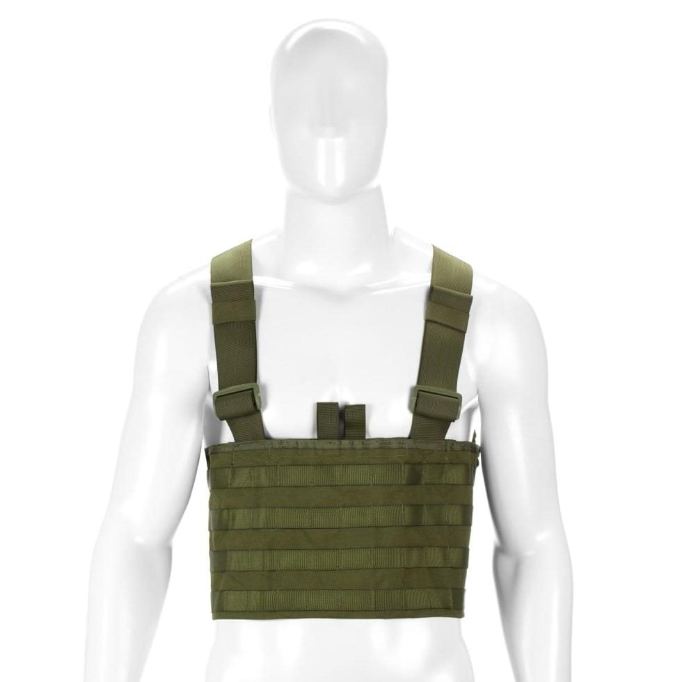 Vesta chest rig MOLLE PALS vazba lehká 600D OLIVE DRAB