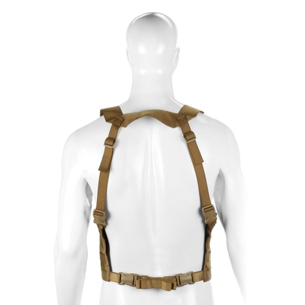 Vesta chest rig MOLLE PALS vazba lehká 600D COYOTE