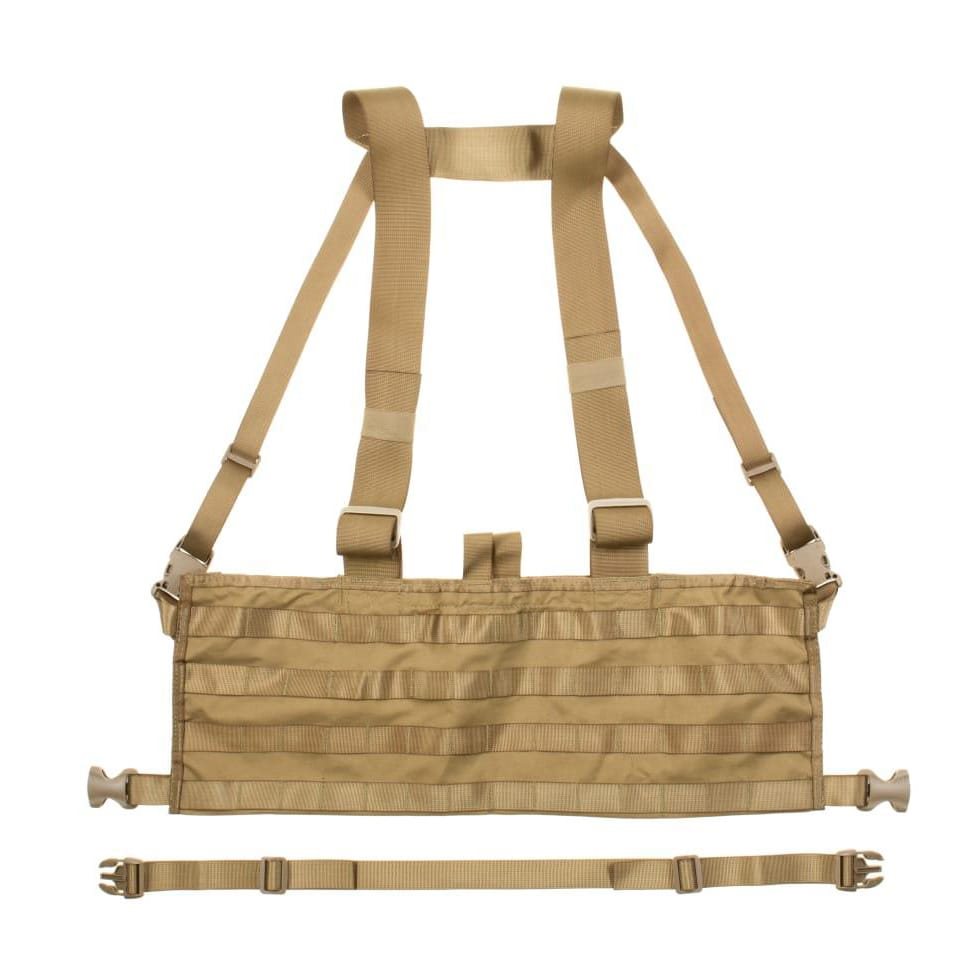 Vesta chest rig MOLLE PALS vazba lehká 600D COYOTE