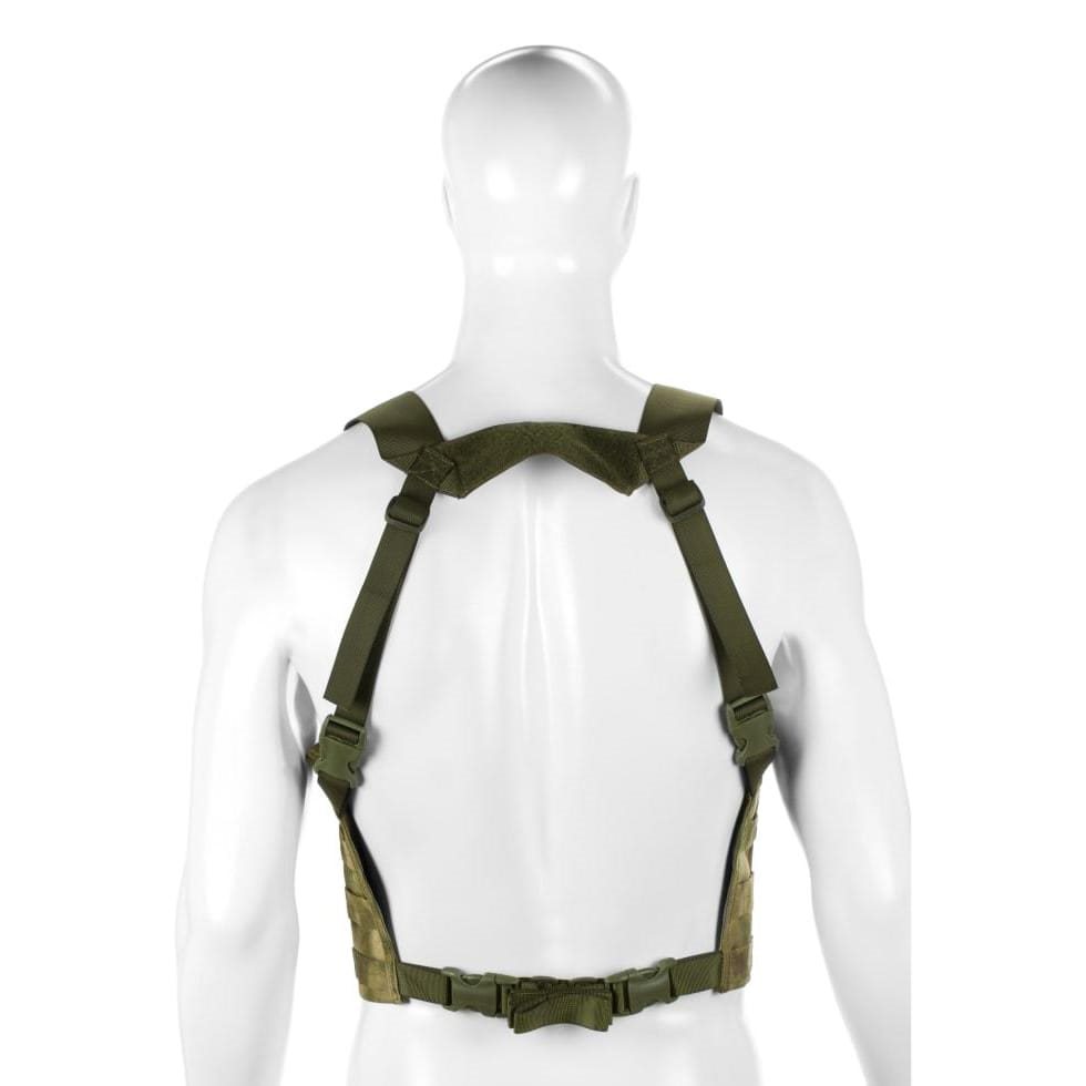 Vesta chest rig MOLLE PALS vazba lehká 600D EVERGLADE