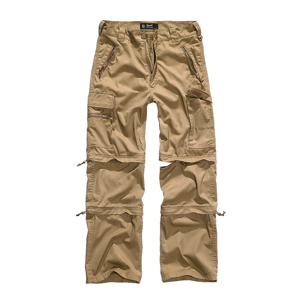 Levně Kalhoty SAVANNAH odepínací CAMEL PÍSKOVÉ