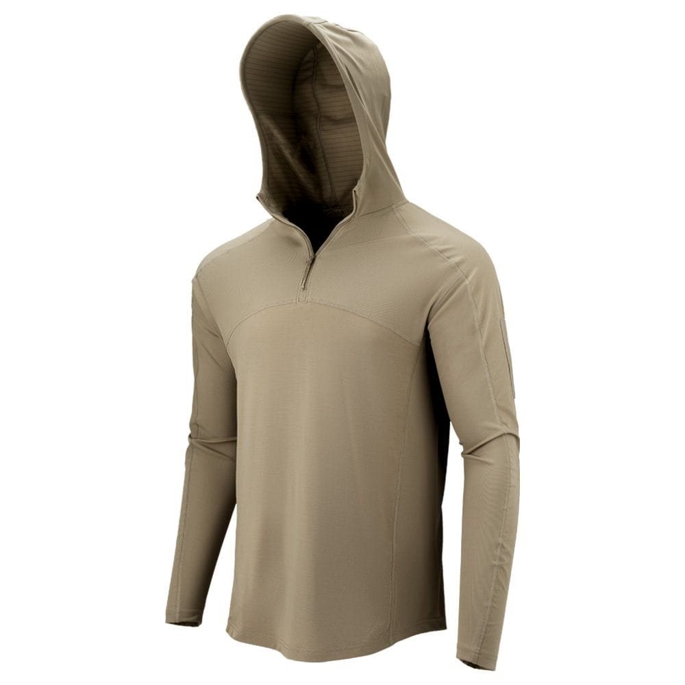 Levně Triko taktické TRIDENT dlouhý rukáv SILVER TAN