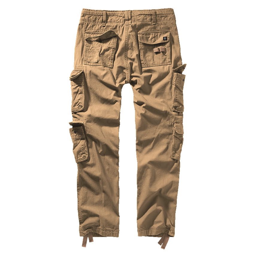 Kalhoty PURE SLIM FIT vintage PÍSKOVÉ vel. 5XL