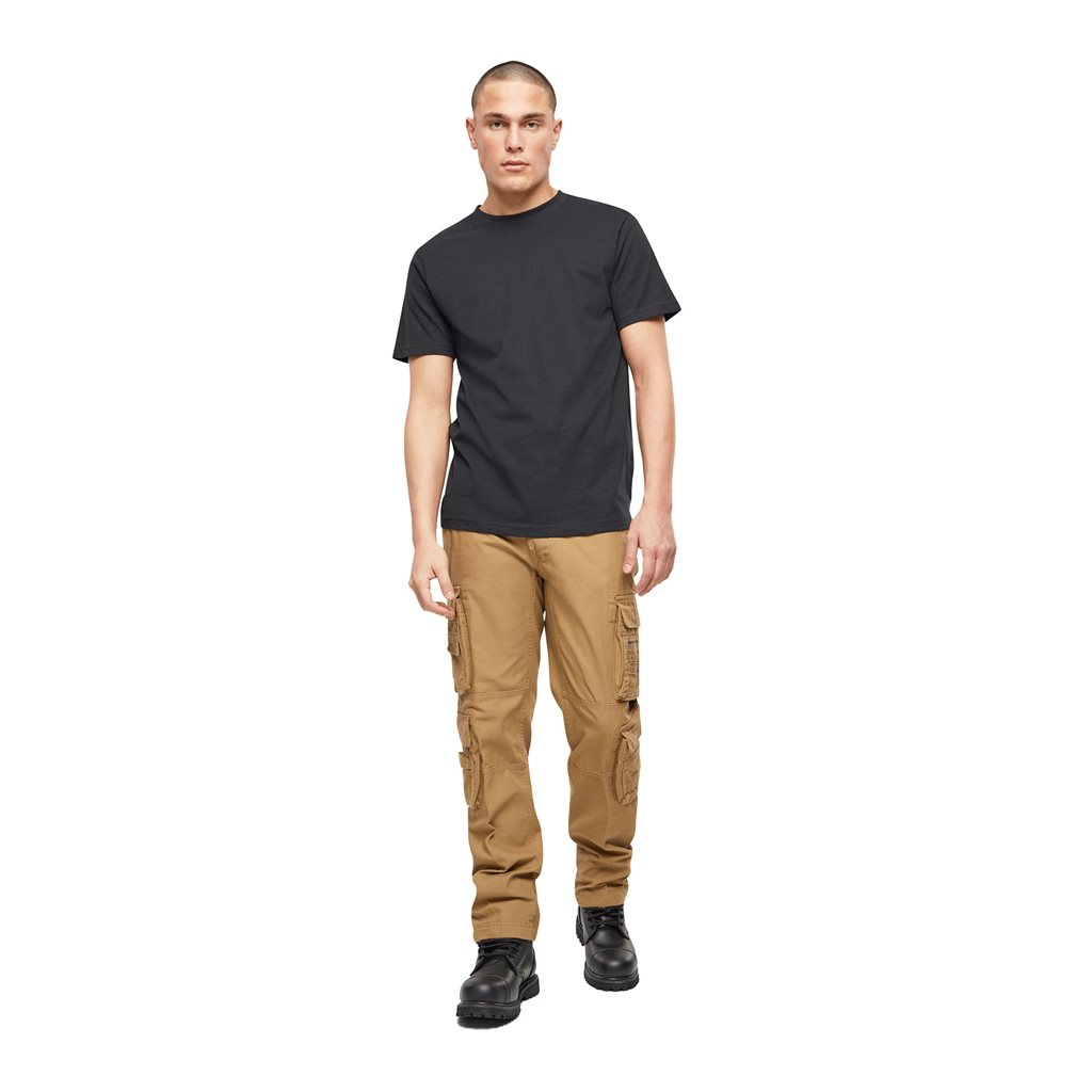 Kalhoty PURE SLIM FIT vintage PÍSKOVÉ vel. 5XL